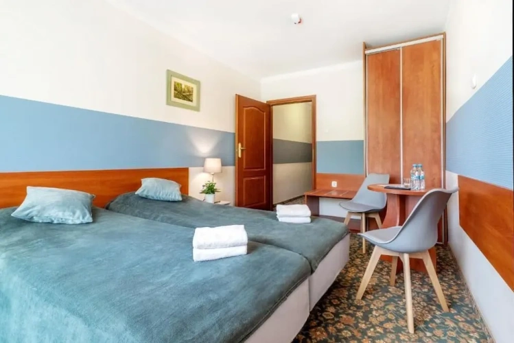 Standard Twin room with balcony and with garden view