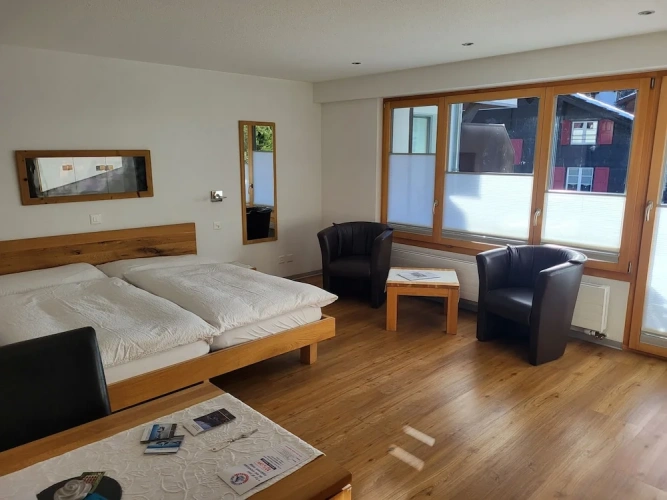 Studio with balcony
