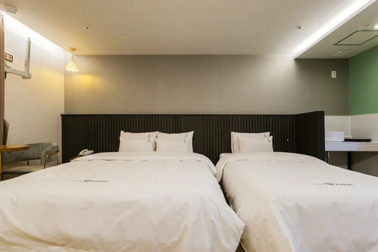 Standard Twin room with city view