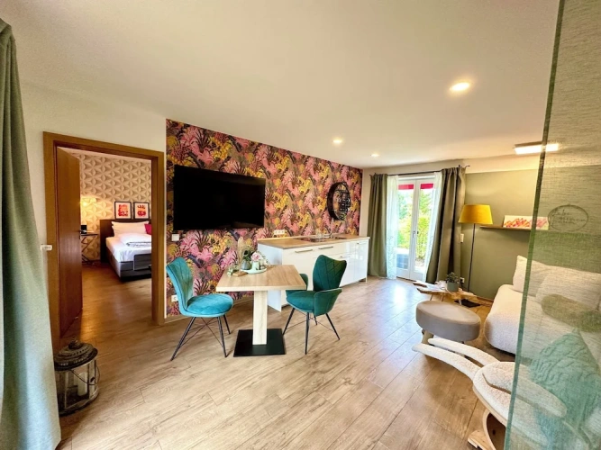 Double Junior Suite with balcony and with garden view