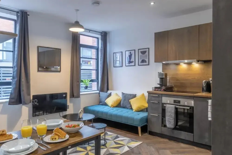 1 Bed Flat - Sleeps 4 - Pets - Parking - Wifi