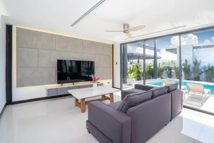 Trendy Modern Pool Villa Sunset Garden 4