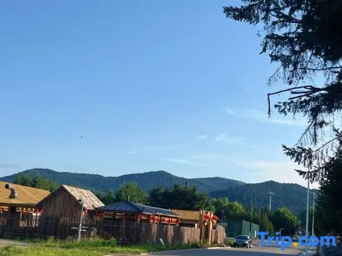 Outside