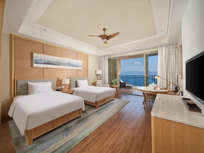 Deluxe Twin room with balcony and with lake view