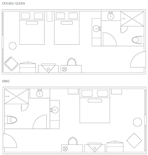 Standard Quadruple room with city view