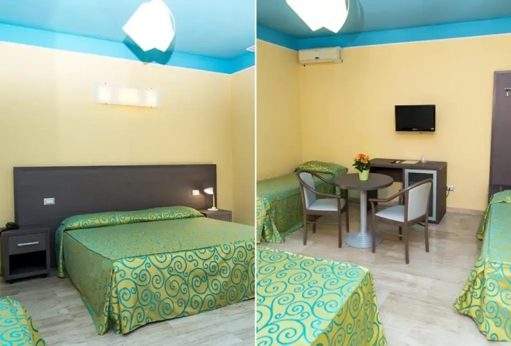 Classic Quadruple room with balcony and with view