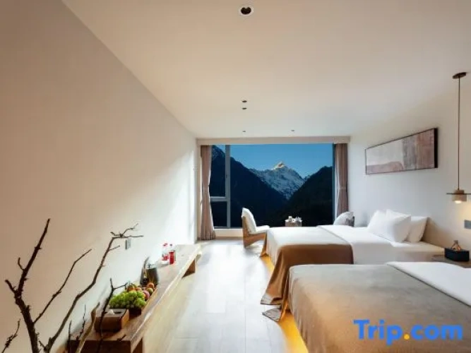 Double Family Cottage with mountain view
