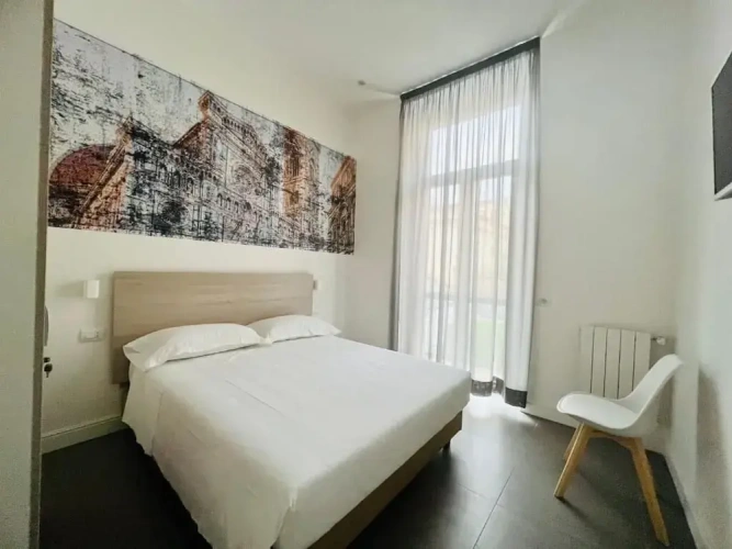 Standard Double room with balcony and with courtyard view