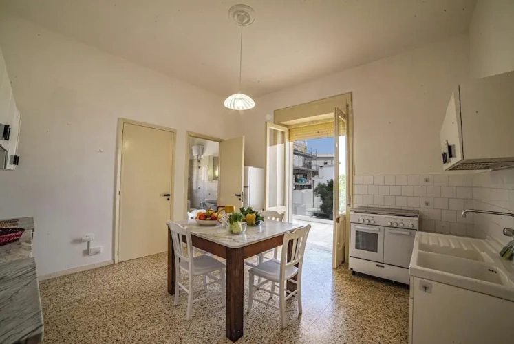 Family Apartment with balcony and with sea view