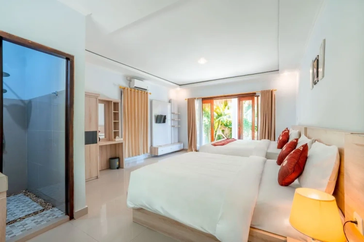 Quadruple Family Cottage with sea view