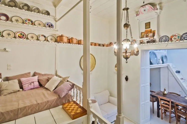 White Traditional House