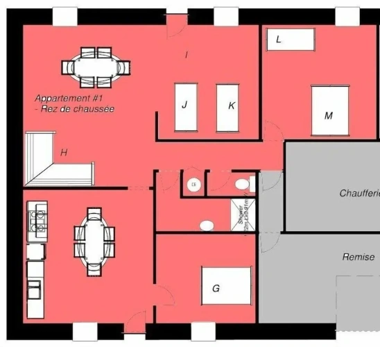 3 Bedrooms Comfort Apartment with park view