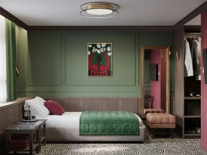 Standard Twin room with river view