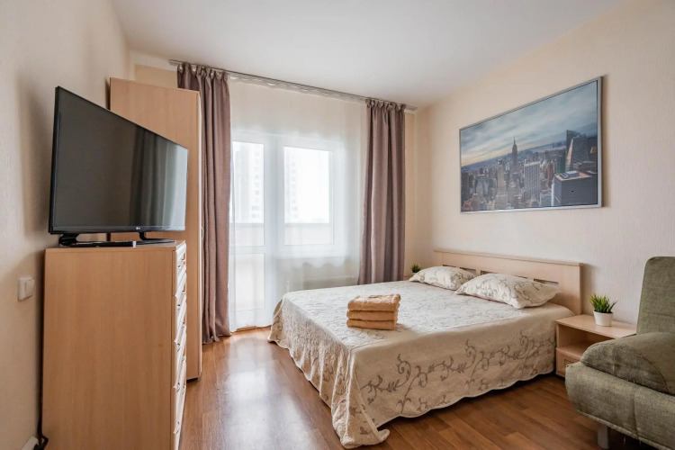 Фотография номера квартиры «Едем в Питер» - Апартаменты СОФИЯ на Южном шоссе, д.49/2