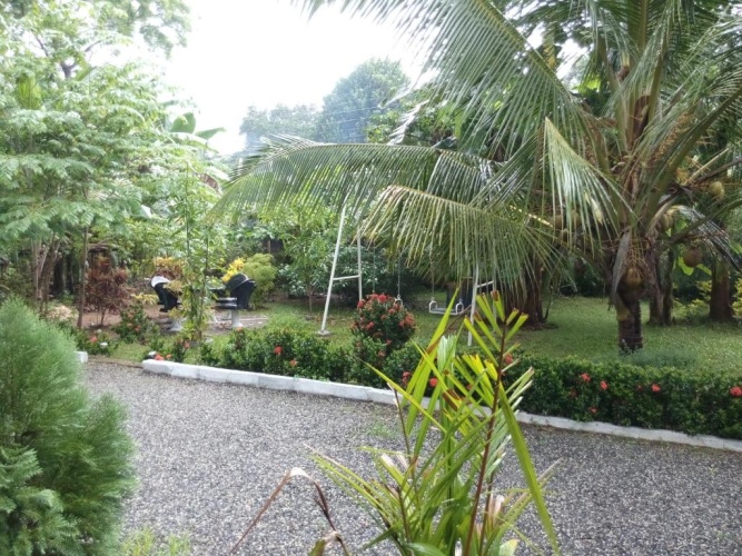 Outside