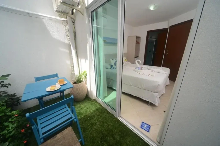 Economy room with balcony