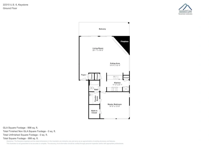 1 Bedroom Deluxe room with balcony and with mountain view