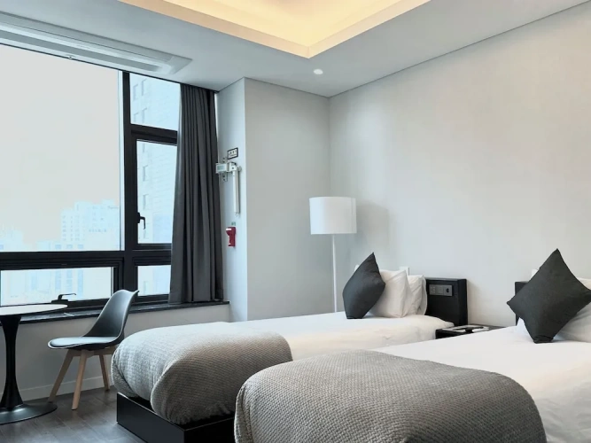 Deluxe Twin room with city view