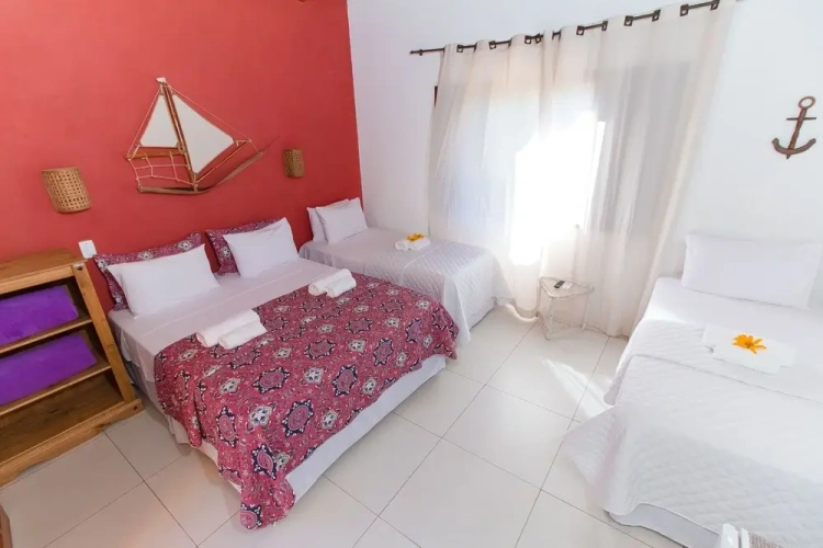 Standard Quadruple room with balcony