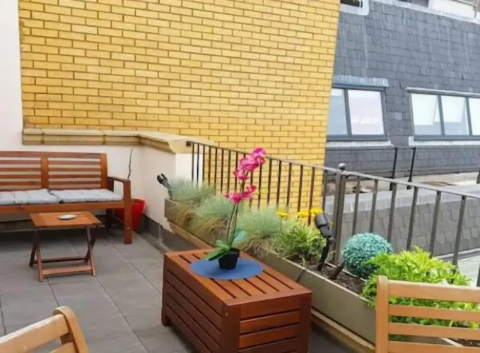 Outside