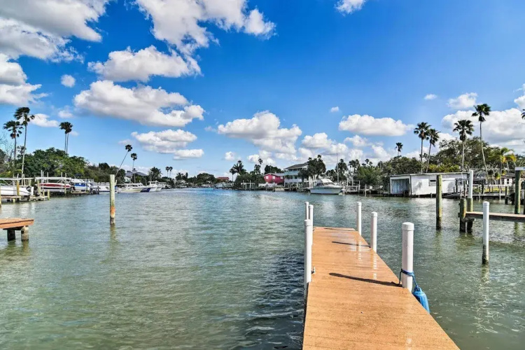 Indian Rocks Beach Home: Dock, Beach & Pool Access