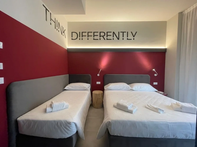 Standard Triple room with balcony and with city view