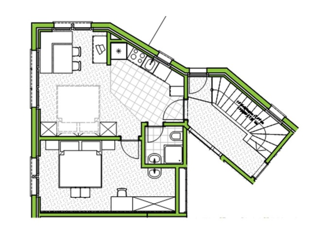 1 Bedroom Twin Basement Apartment