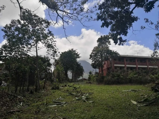 Outside