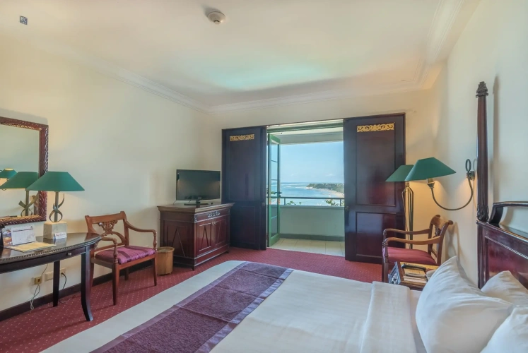 Deluxe Triple room with balcony and with view