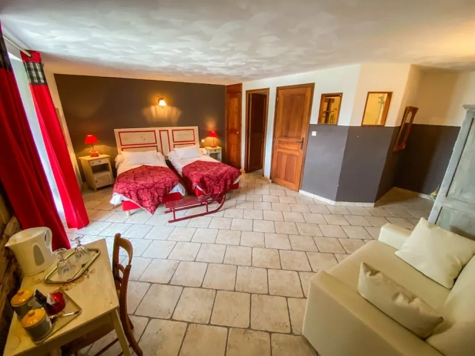 Standard Double room with balcony and with mountain view