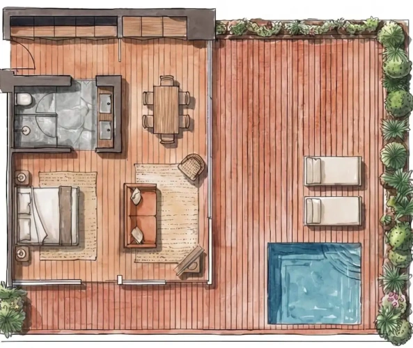 Deluxe Suite with balcony