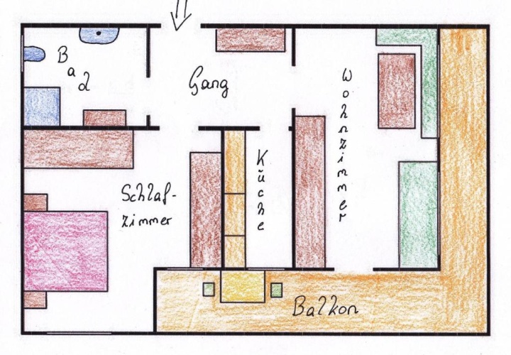 1 Bedroom Apartment with balcony