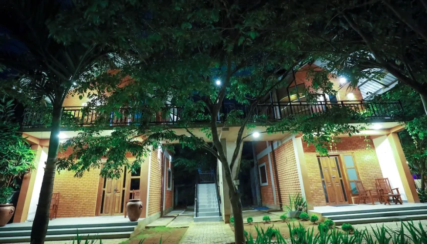 Deluxe Double room with balcony and with garden view