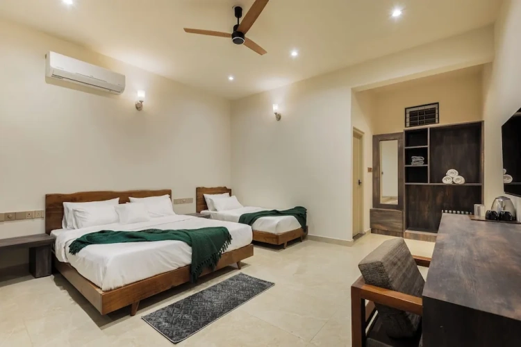 Standard Double Family room with balcony and with pool view