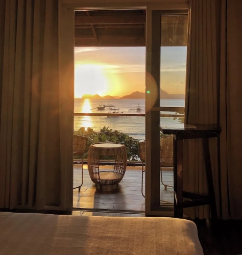 Suite with sunset view