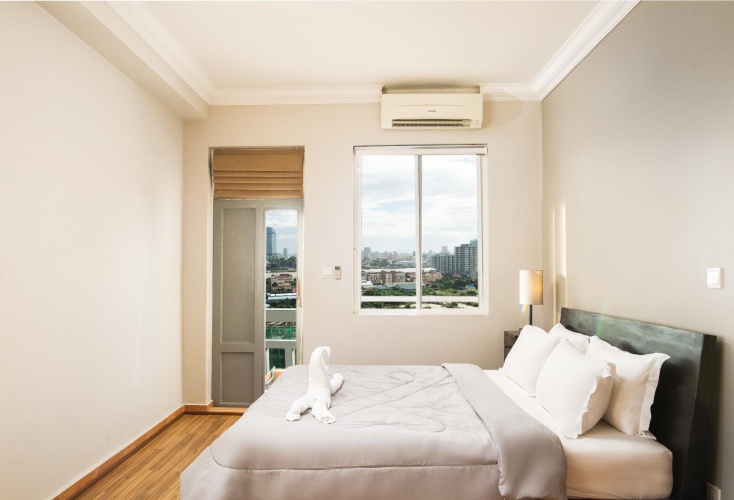1 Bedroom Deluxe Twin room with city view