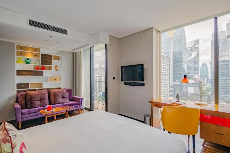 Premium Double room with balcony and with city view