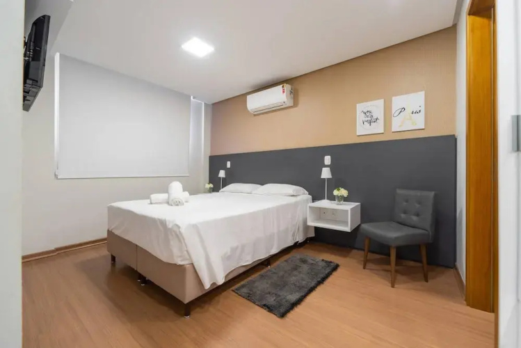 Apto Moderno De 2 Quartos em Gramado