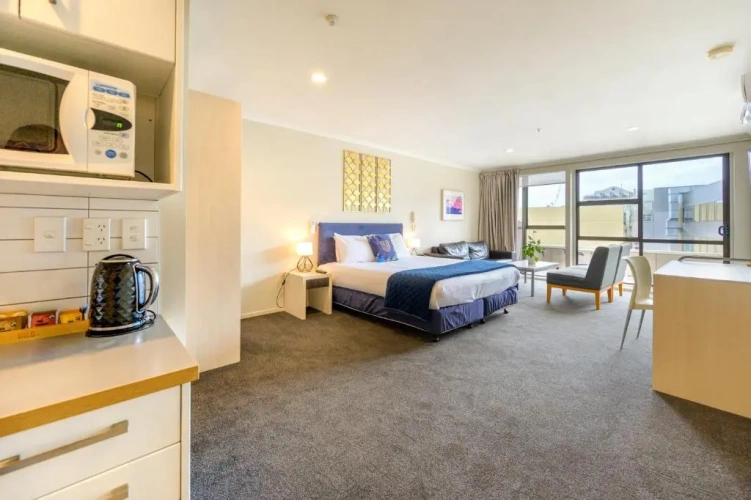 Double Studio with balcony and with view