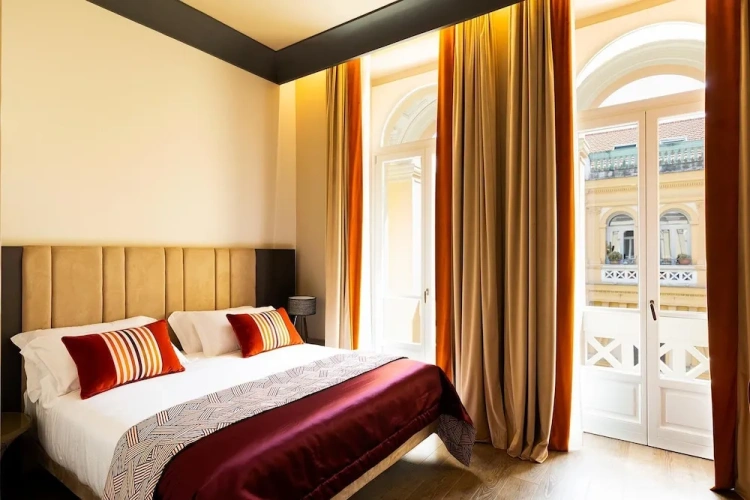 Deluxe Double room with balcony and with city view