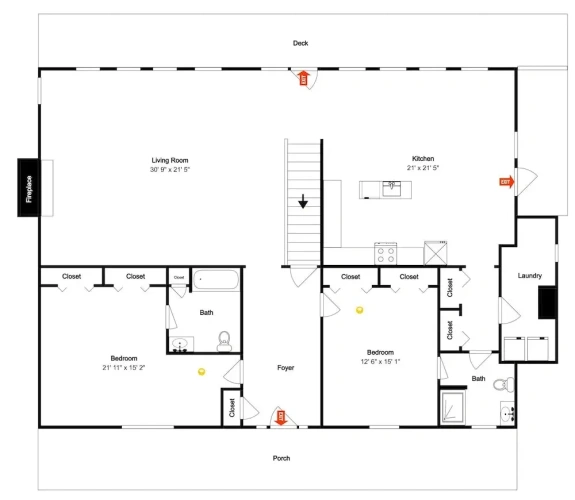 4 Bedrooms Cottage