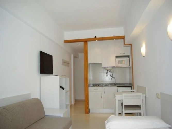 Studio with balcony