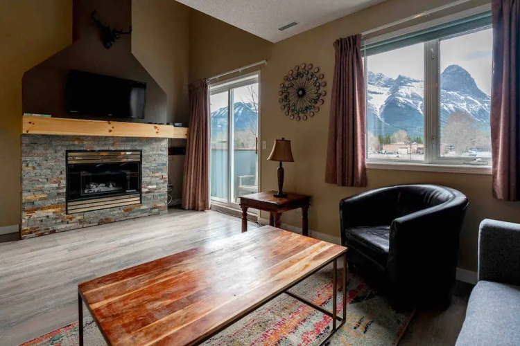 Mountain View 3br Loft Walk To Dt King Fireplace