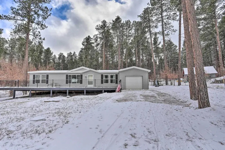 Idyllic Sturgis Home w/ Fire Pit & Large Deck!