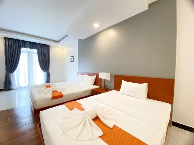 2 Bedrooms Deluxe Twin room with city view