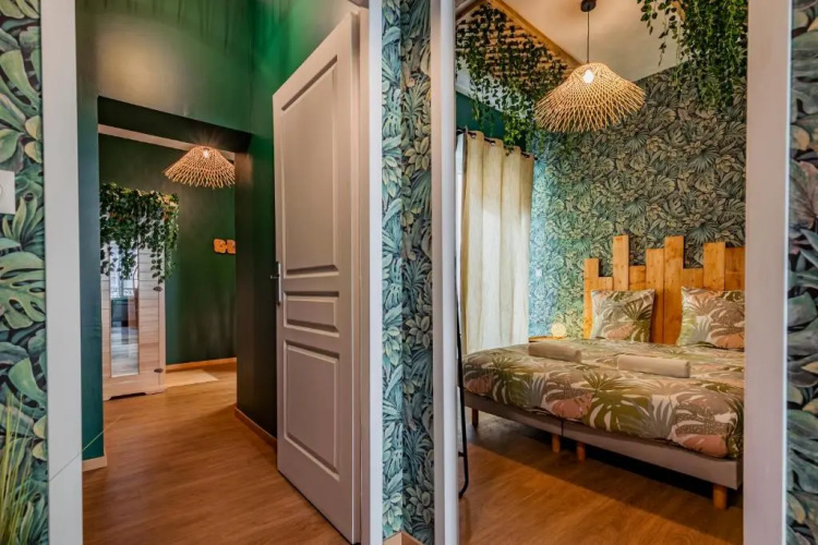 Appartement Jungle - Libourne Centre - 4 pers - Sauna - Netflix