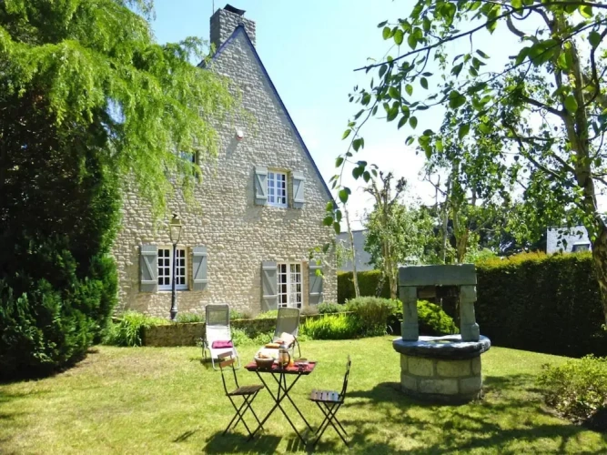 Cottage with balcony
