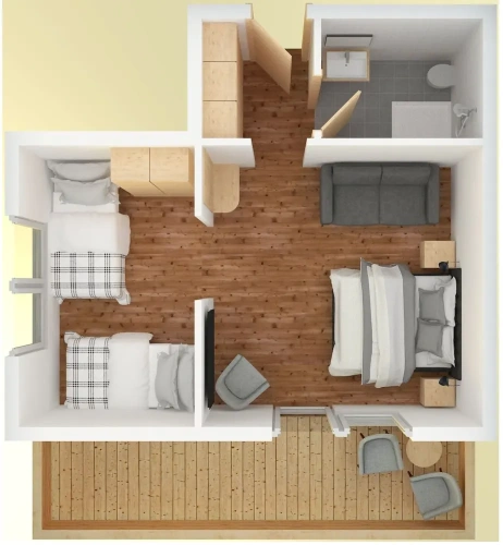 Standard Quadruple room