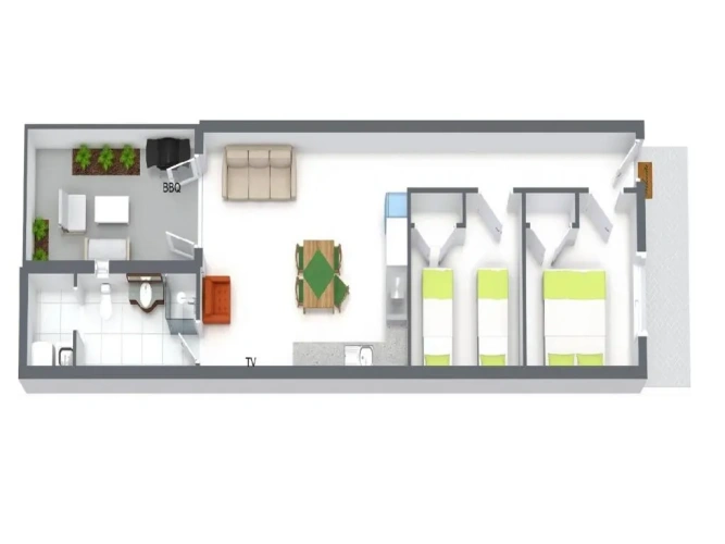 2 Bedrooms Cottage