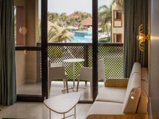 Standard Double room with balcony and with partial sea view